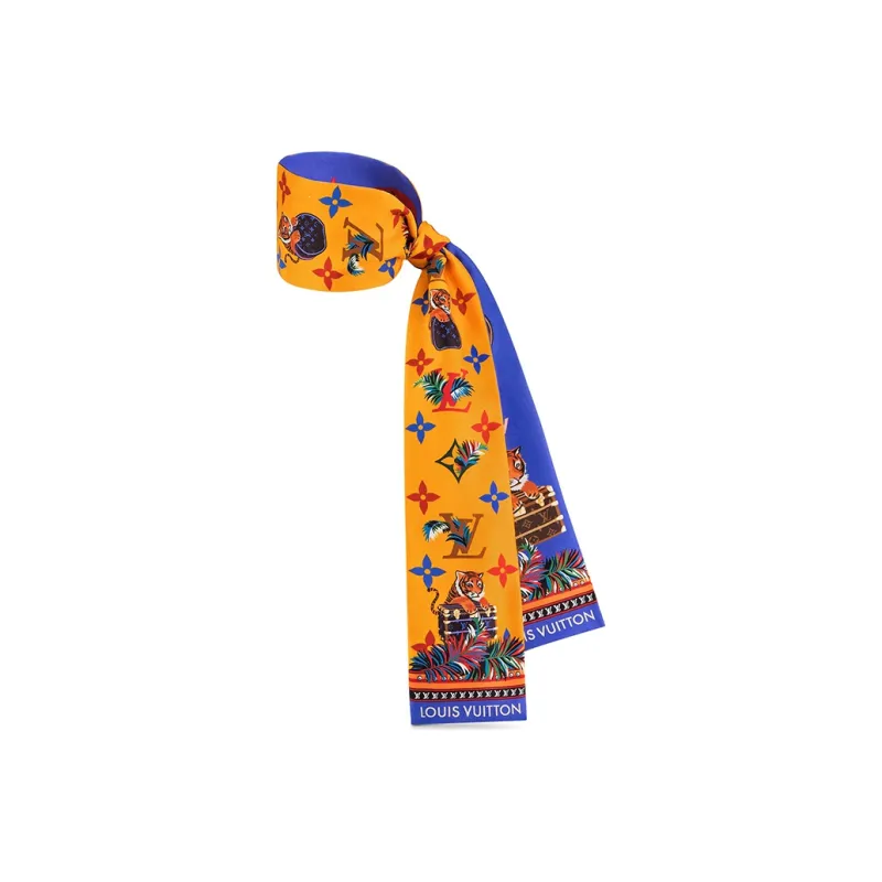 LOUIS VUITTON Silk Scarves Women's-1