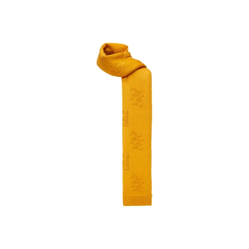 FENDI Knit Scarves Men Yellow-1