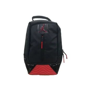 Jordan Polyester Basketball Bag Backpack Small Size Unisex Black Red