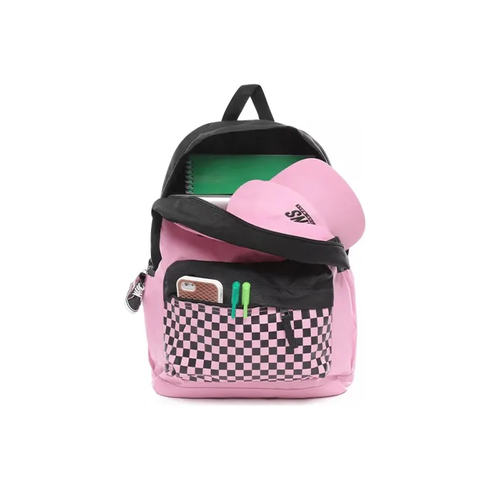 Vans Polyester Backpack Regular Women's Cherry Blossom Pink-2