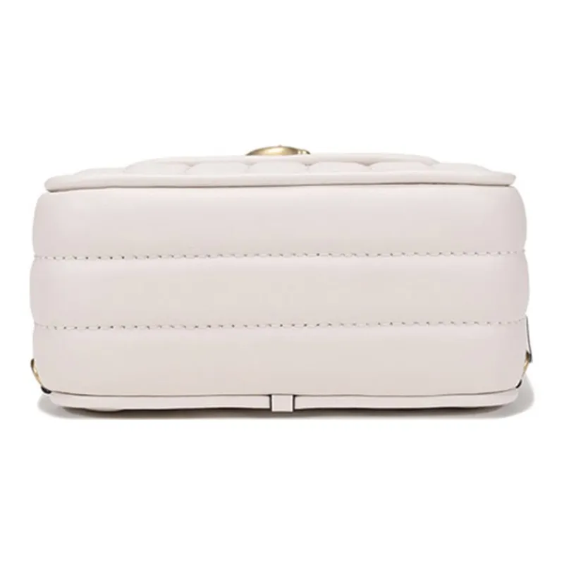 COACH Leather Shoulder Bag, Crossbody Bag, Backpack Trumpets Women's White-4