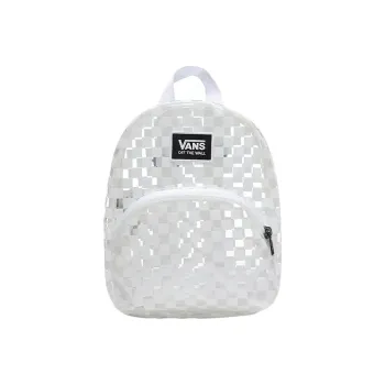Vans Transparent PU Leather Backpack Mini Unisex White