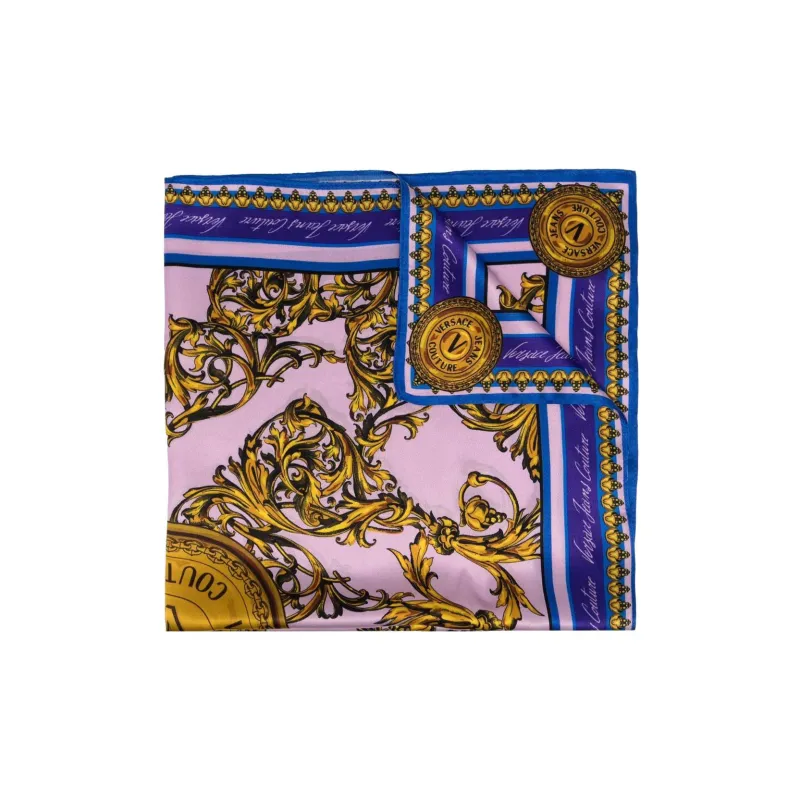 VERSACE JEANS COUTURE Silk Scarves Unisex Multicolor-0