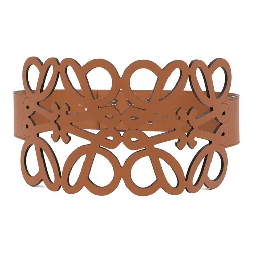 LOEWE Leather Belts Women's Tan