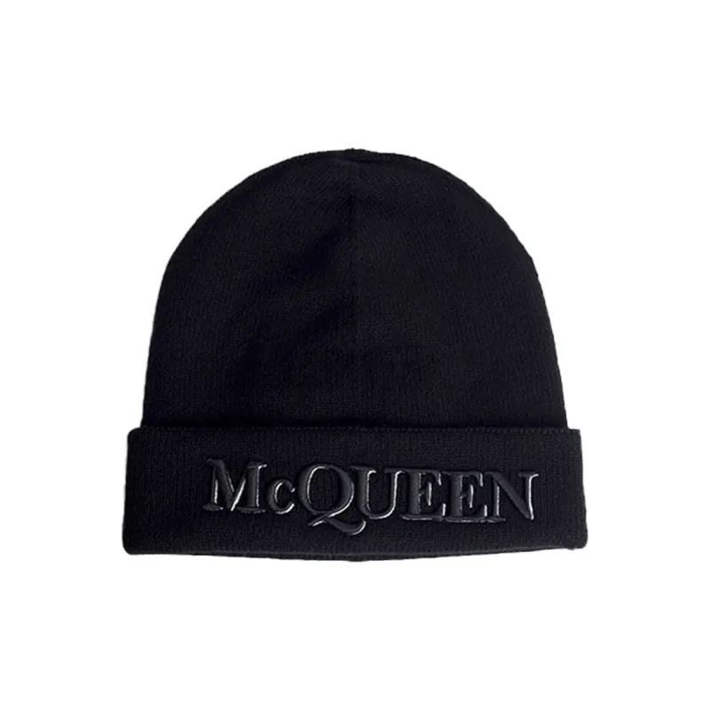 Alexander McQueen Logo Embroidered Beanie-1