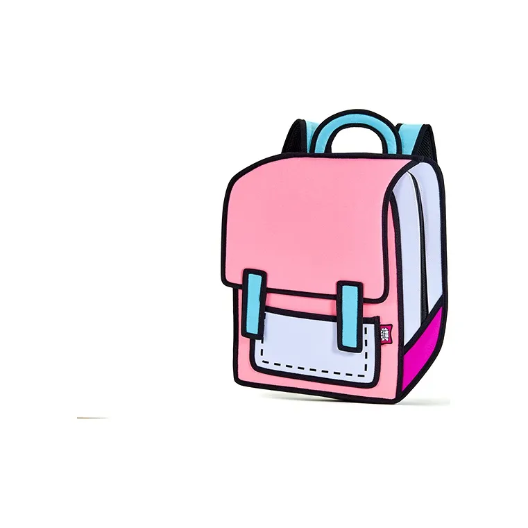 JumpFromPaper Polyester Universe Backpack Large Size Unisex Neon Pink-1