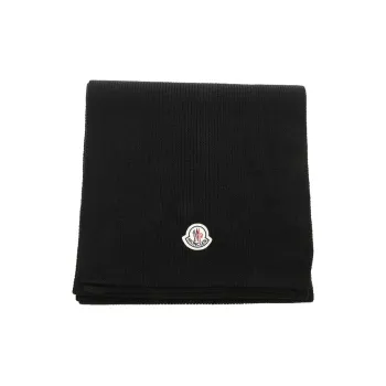 Moncler Knit Scarves Men Black