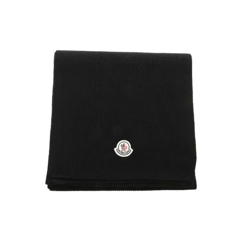 Moncler Knit Scarves Men Black