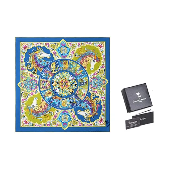 Eternelle Silk Scarves Women's Yellow-0