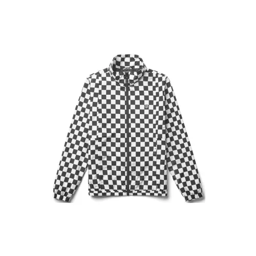 Vans Black And White Checkerboard Jackets Women's