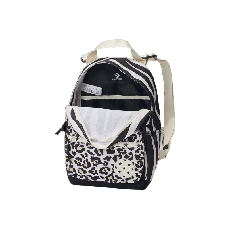 Converse Polyester Backpack Regular Unisex Zebra Print Color-1
