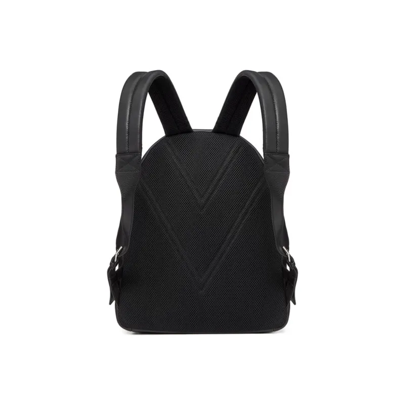 Valentino Sheepskin Backpack Men's Black-2