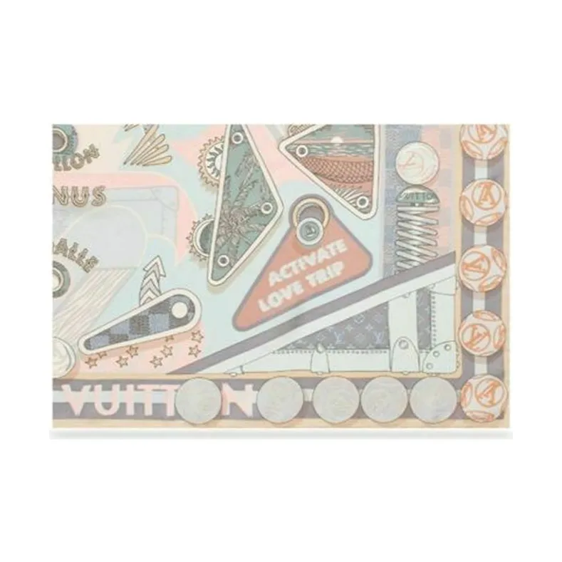 LOUIS VUITTON Silk Scarves Women's-1