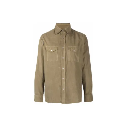 TOM FORD Shirts Men Camel