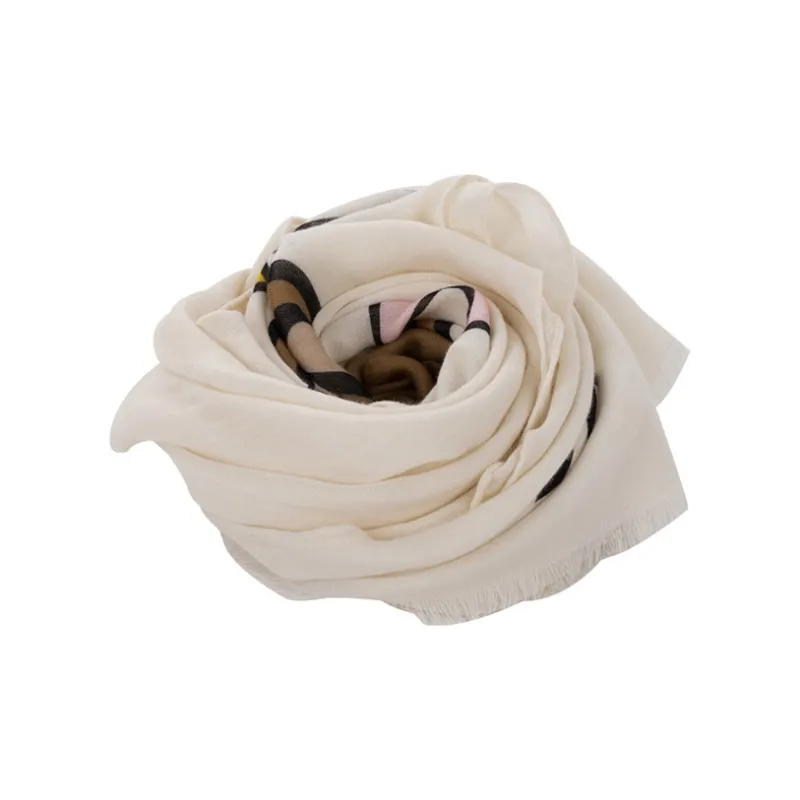 MOSCHINO Teddy Shawls Women's White-3