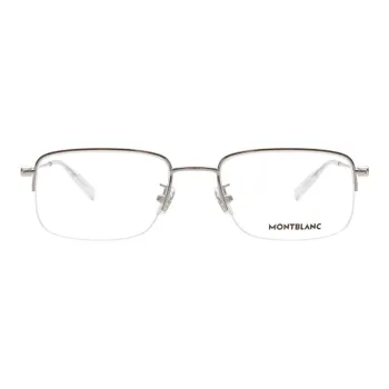 MONTBLANC Eyeglass Frames Men Silver