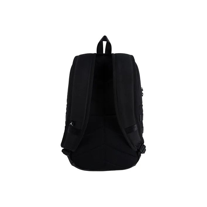 Jordan Polyester Backpack Regular Unisex Black Gold-1