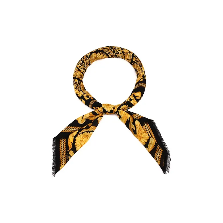 VERSACE Silk Scarves Men-3