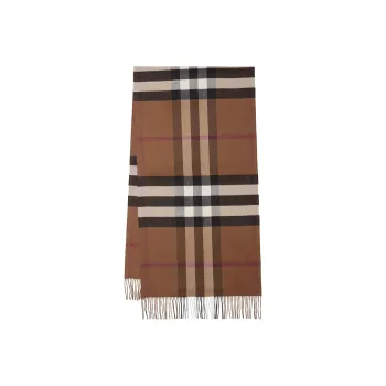 Burberry Classic Check Fringed Scarf