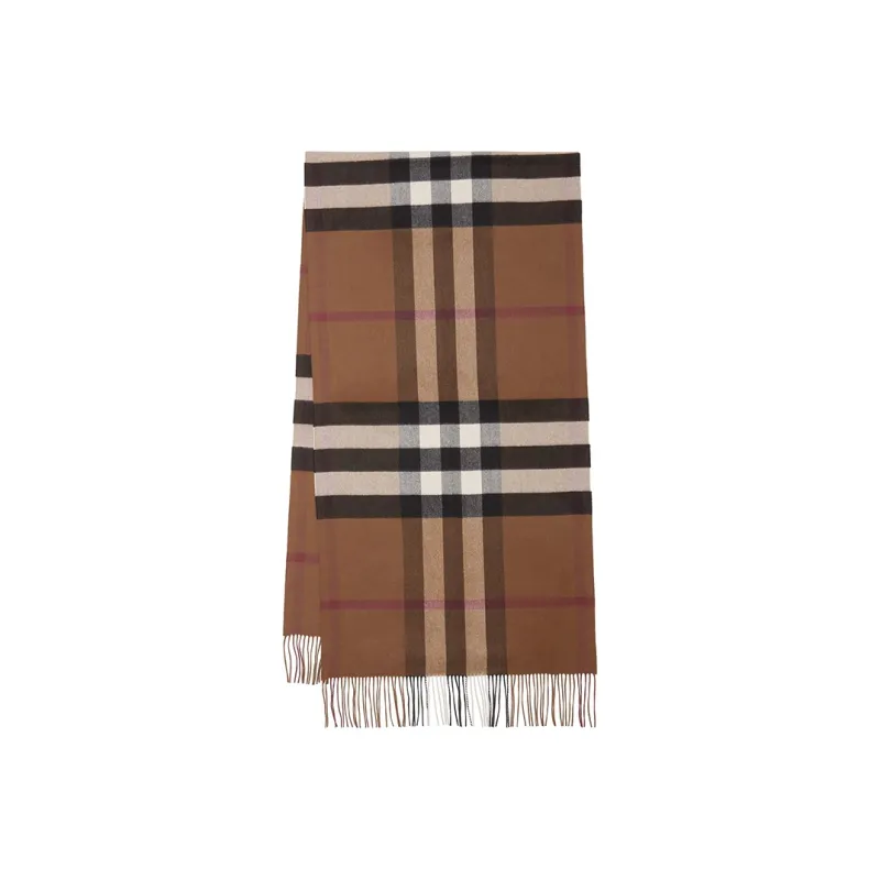 Burberry Classic Check Fringed Scarf-0