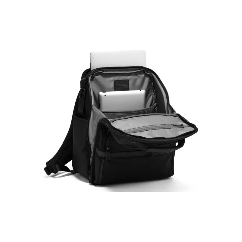 TUMI Alpha 3 Nylon Fabric Backpack Men's Black-6