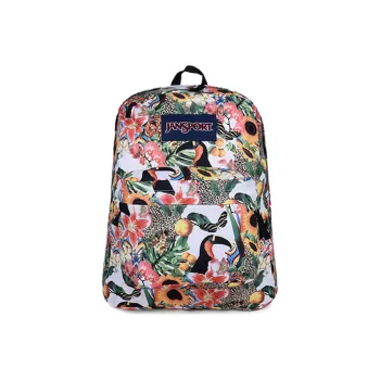 JanSport Polyester Backpack Unisex Jungle Parrot