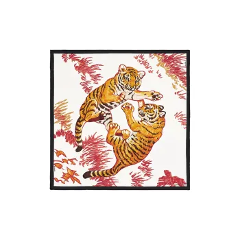 HERMES Silk Scarves Women's Multicolor