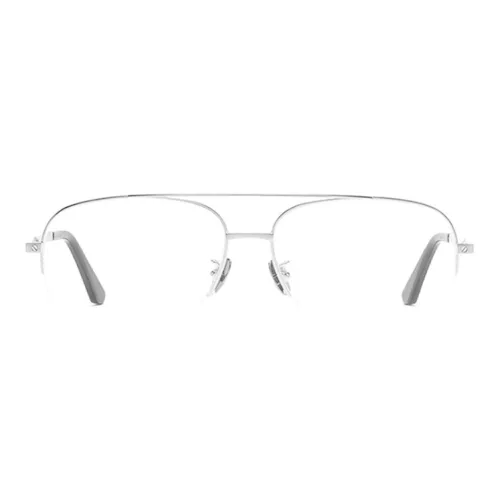 Cartier Eyeglass Frames Unisex Silver