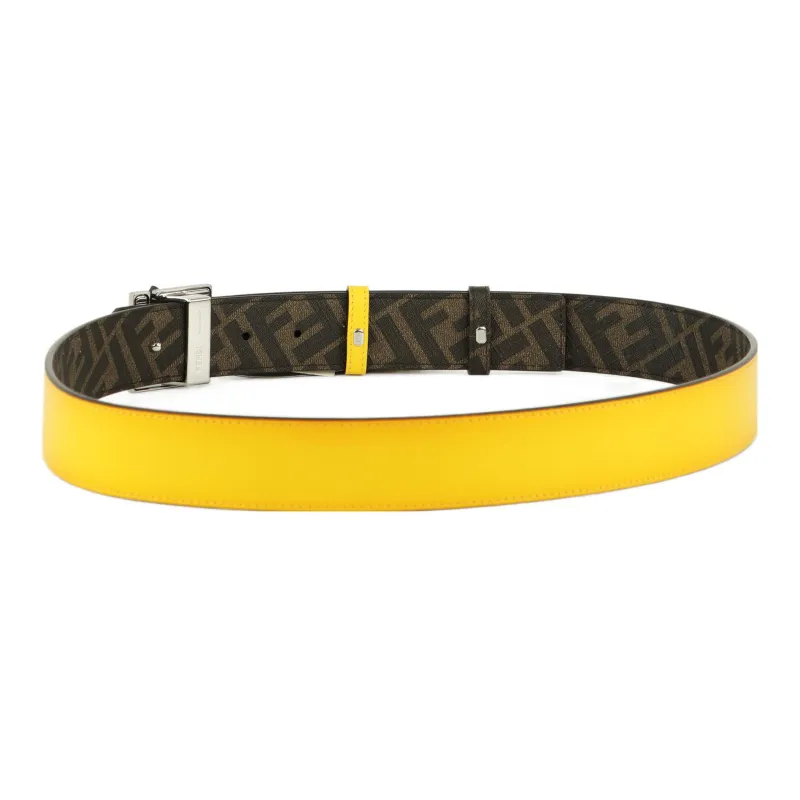 FENDI Logo Plaque Reversible Belt-1