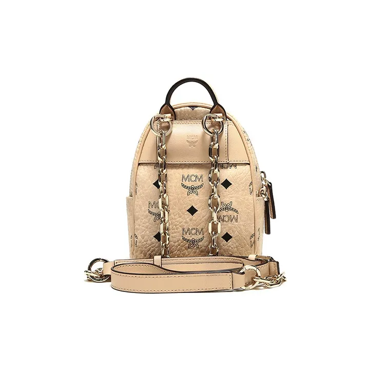 MCM Essential Visetos Origina Backpacks-3