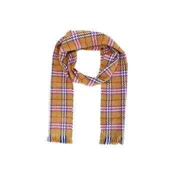 Burberry Knit Scarves Unisex Khaki
