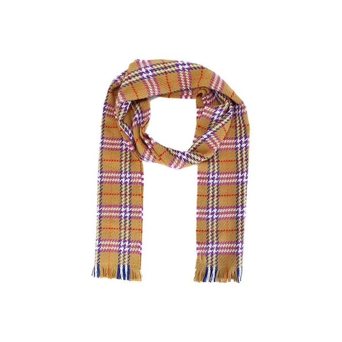 Burberry Knit Scarves Unisex Khaki-0