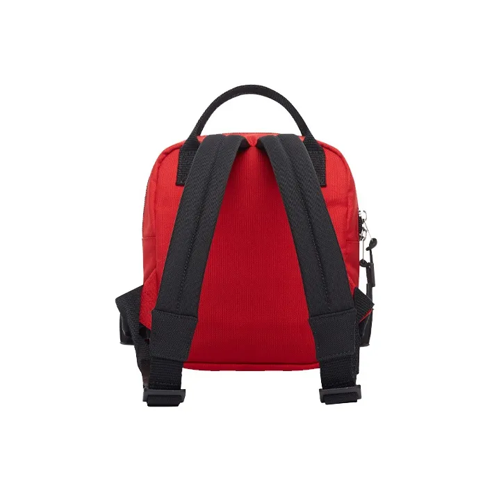 Balenciaga Recycled Nylon Portable Backpack Men's Red/Black-2