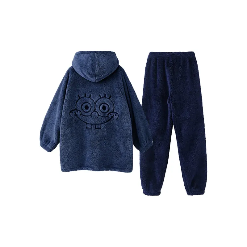 YSO x SPONGEBOB SQUAREPANTS Men's Two-Piece Set Mellow Blue Furniture Set-1