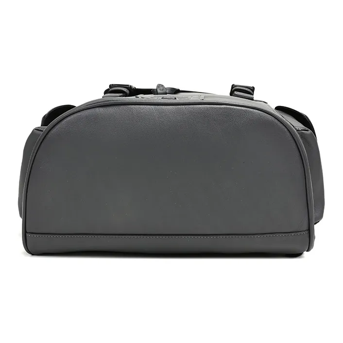 COACH Rivington Leather Travel Bags Backpack Large Size Men's Gray-4