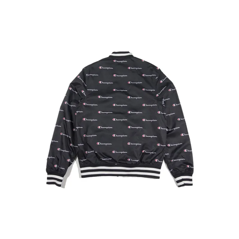 Champion Jacket US Version Unisex Black-1