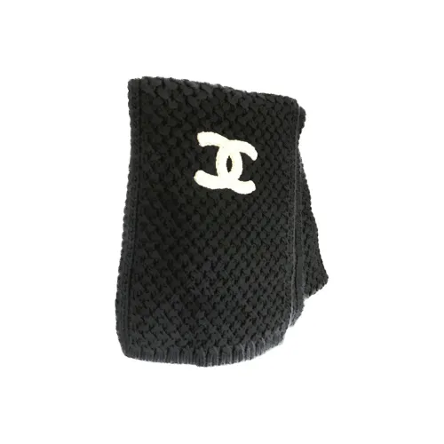 CHANEL Unisex Knit Scarf