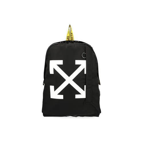 OFF-WHITE Arrow Print Backpack Black/Yellow