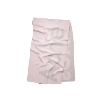 Acne Studios Oversized Logo Intarsia Scarf