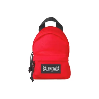 Balenciaga Nylon Crossbody Bag Backpack Mini Women's Red