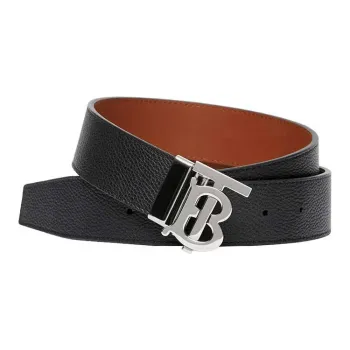 Burberry Tb Logo Leather Belt