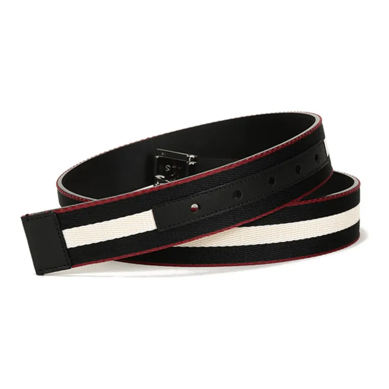 BALLY Leather Belts Men's Width 3.5cm-5