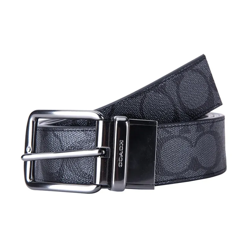 COACH Leather Belts Men-5