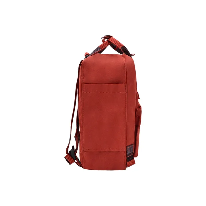 Fjallraven Nylon Backpack Mini Unisex Deep Red-1