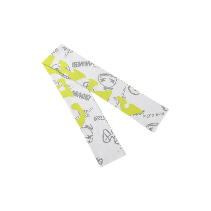 GENANX Knit Scarves Unisex White-1