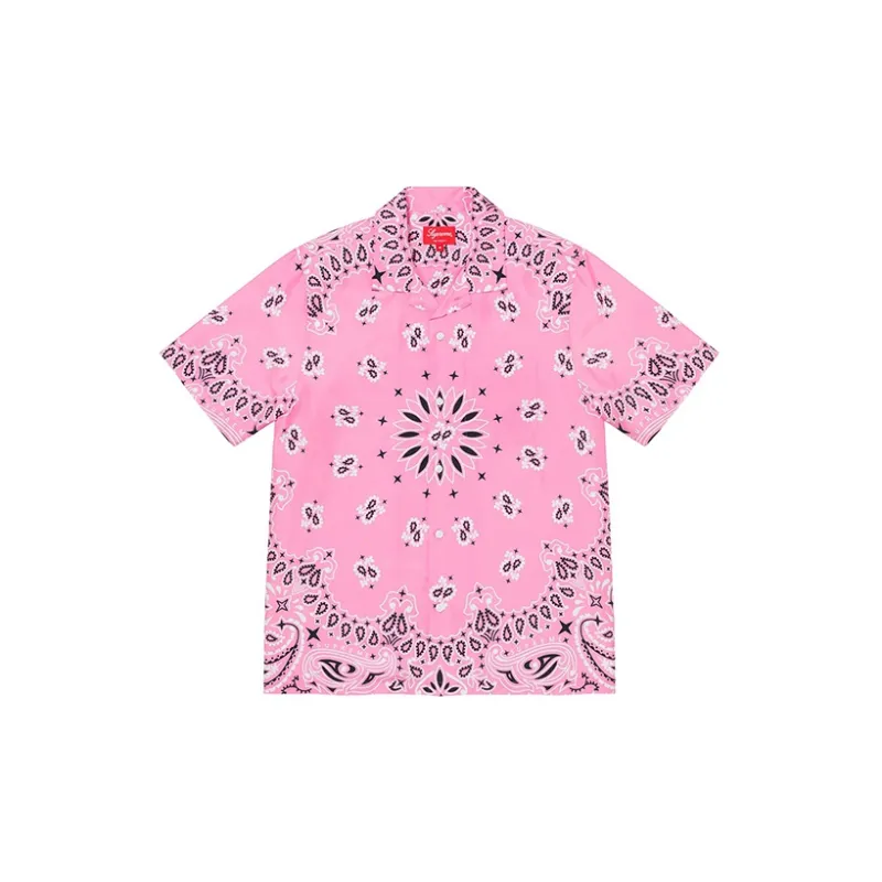 Supreme Bandana Silk S/S shirt Mxm - Cheap Rcj Jordan Outlet 