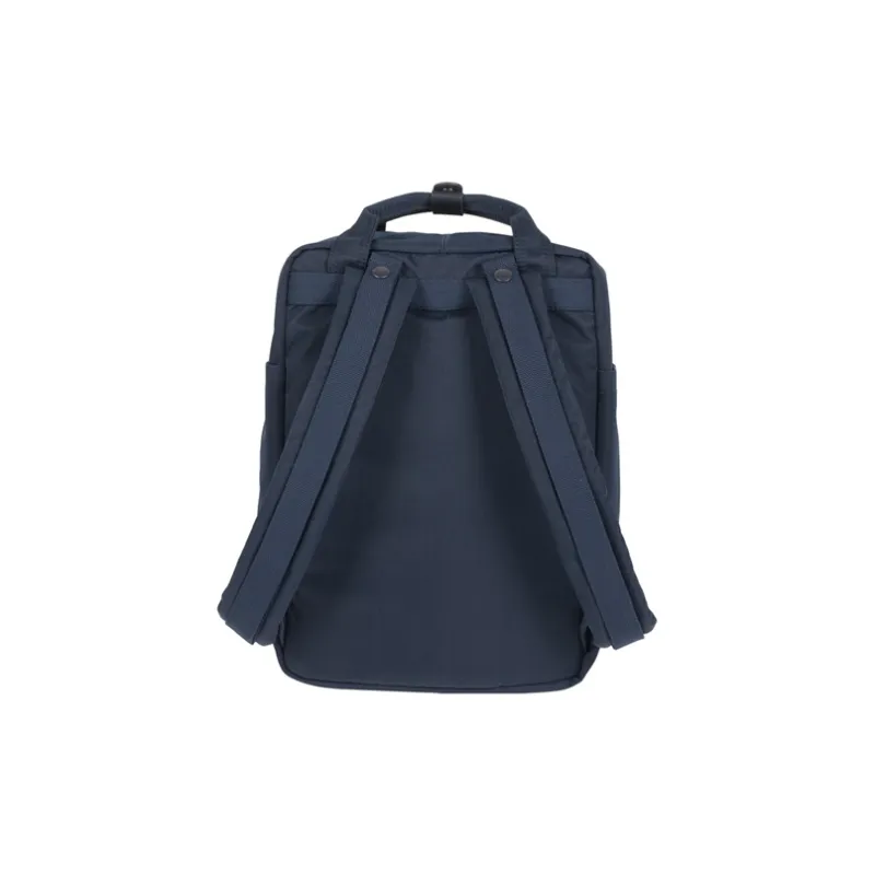 Doughnut Nylon Fabric Backpack Regular Unisex Dark Blue-2