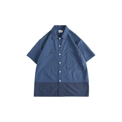 Evi Stub Shirts Unisex Blue