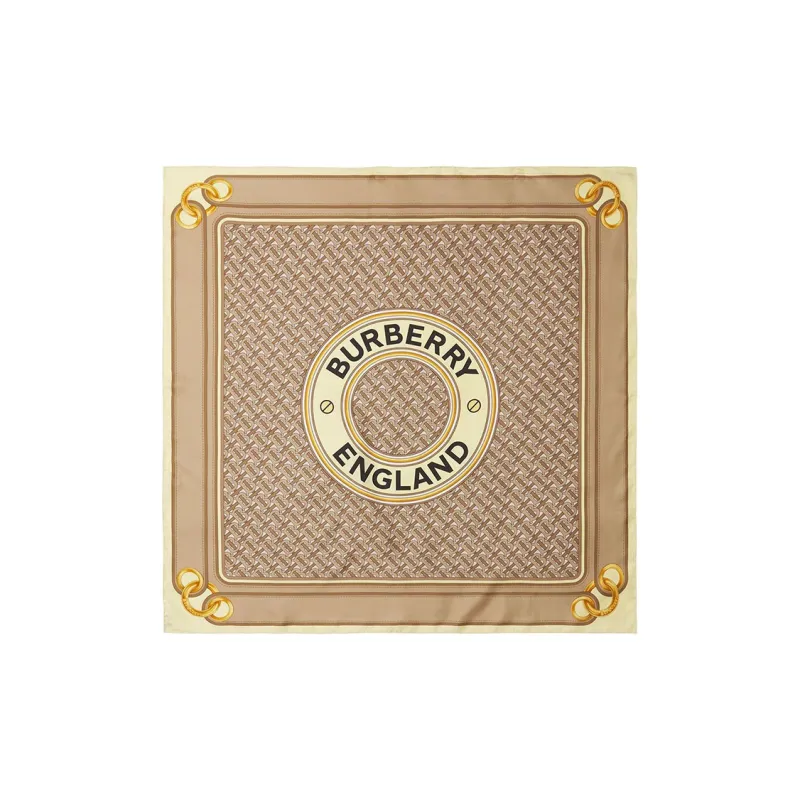 Burberry Montage-print Silk Scarf-0