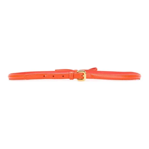 PRADA Leather Belts Women's Orange